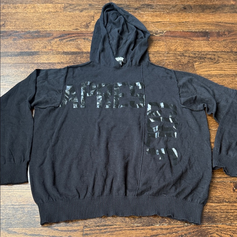 PXG APRES GOLF black long sleeve hoodie size small